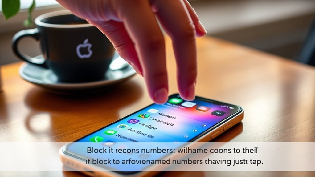 block unwanted phone numbers