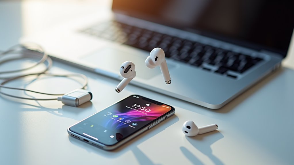 connecting iphone audio devices