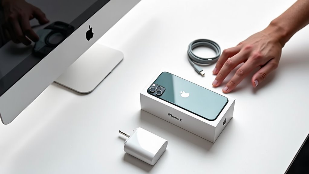 contents of iphone box