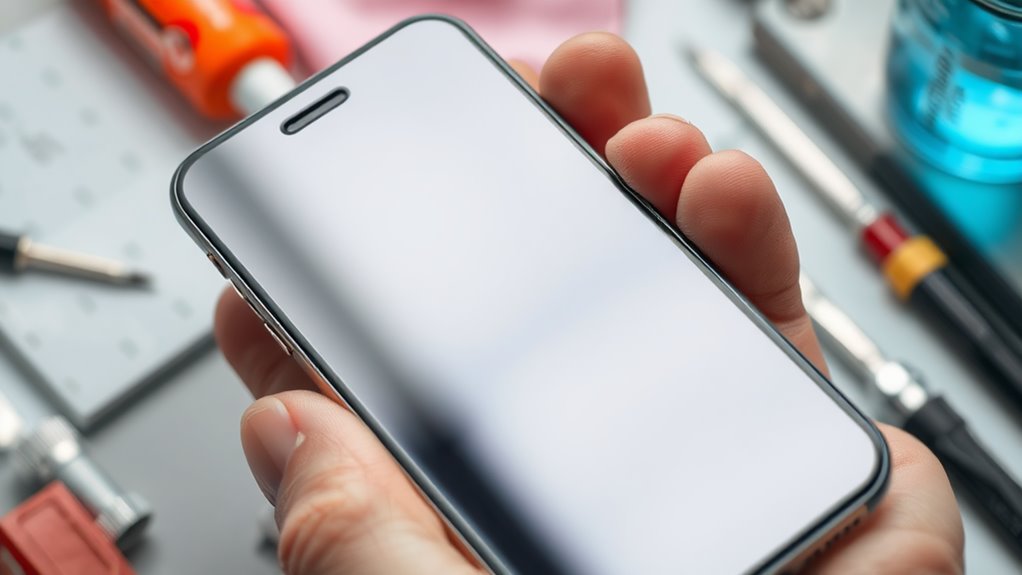 reassembling iphone after cleaning