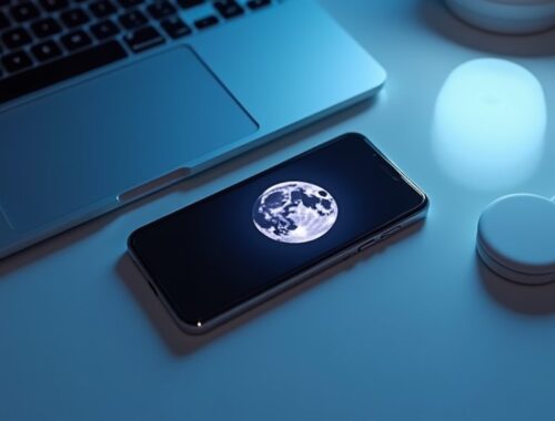 stunning iphone moon photography