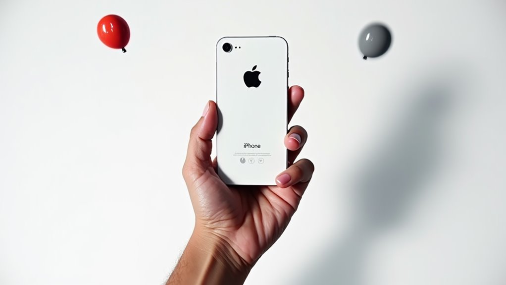 vintage apple smartphone from 2011