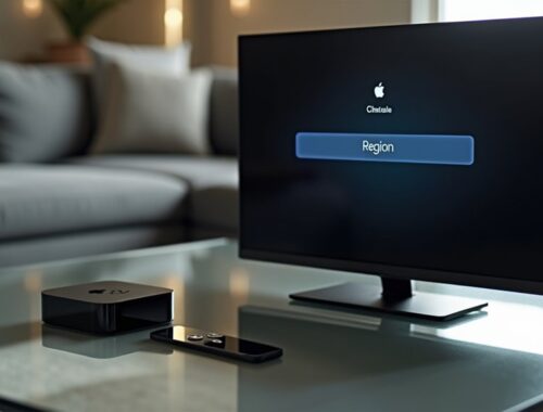zmień region Apple TV