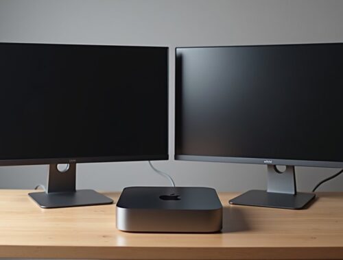 podłączenie trzech monitorów do mac mini