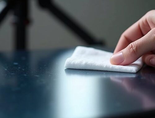 poprawnie oczyść ekran o teksturze nano apple