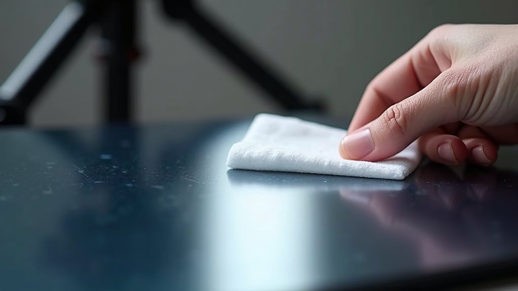 poprawnie oczyść ekran o teksturze nano apple