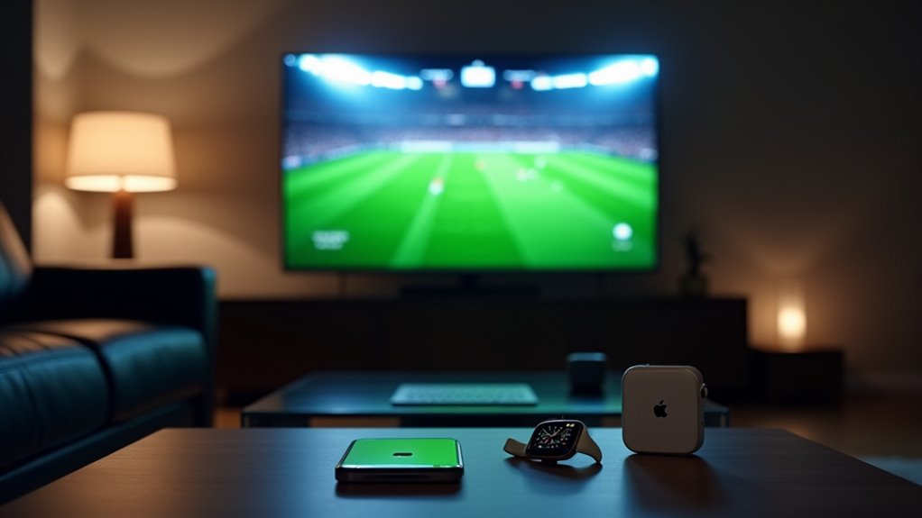 na żywo strumieniowanie sportu w ekosystemie Apple