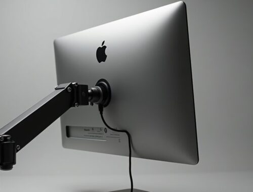 zamontować iMac na ramieniu VESA