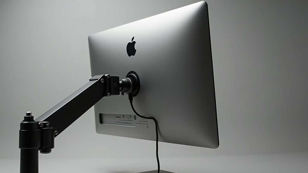 zamontować iMac na ramieniu VESA