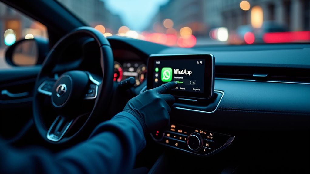 kontrola głosowa WhatsApp w CarPlay